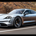 Porsche Taycan**

Sleek, futuristic Porsche Taycan, sporty design, electric car, smooth lines, impressive acceleration.

**